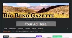 Desktop Screenshot of bigbendgazette.com